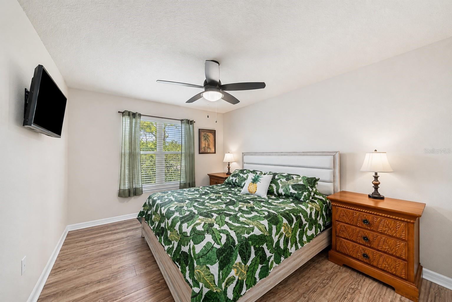 Bedroom 2, furnished.