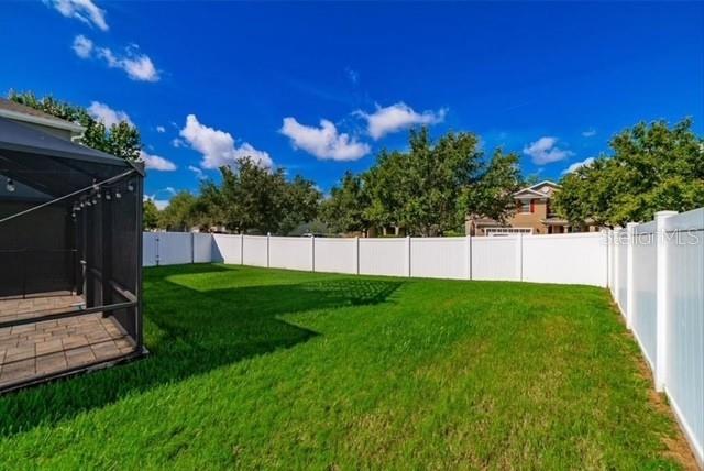 Yard on Side of Cage