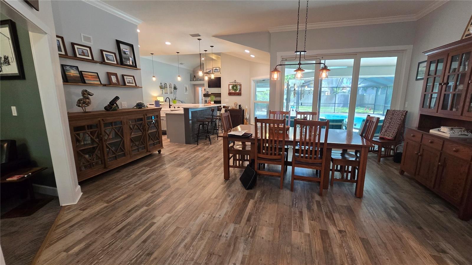 Large open floor plan with a formal dining room area or could be converted to a huge living room with the family room being in the rear of the home. Large open floor plan with a formal dining room area or could be converted to a huge living room with the family room being in the rear of the home.
