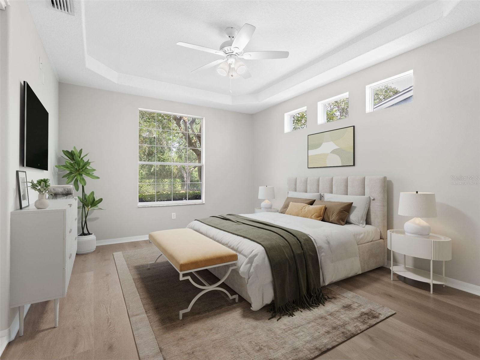 Virtually stagedPrimary Bedroom