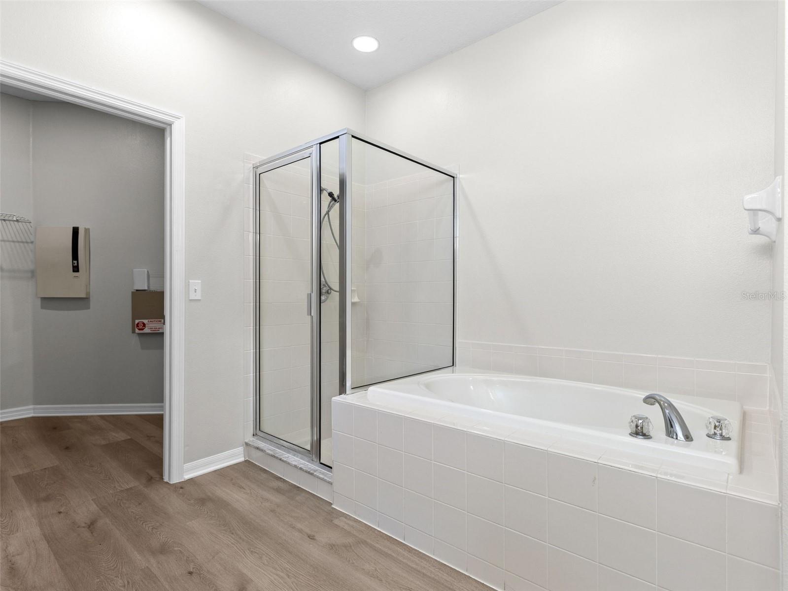 Garden tub and shower