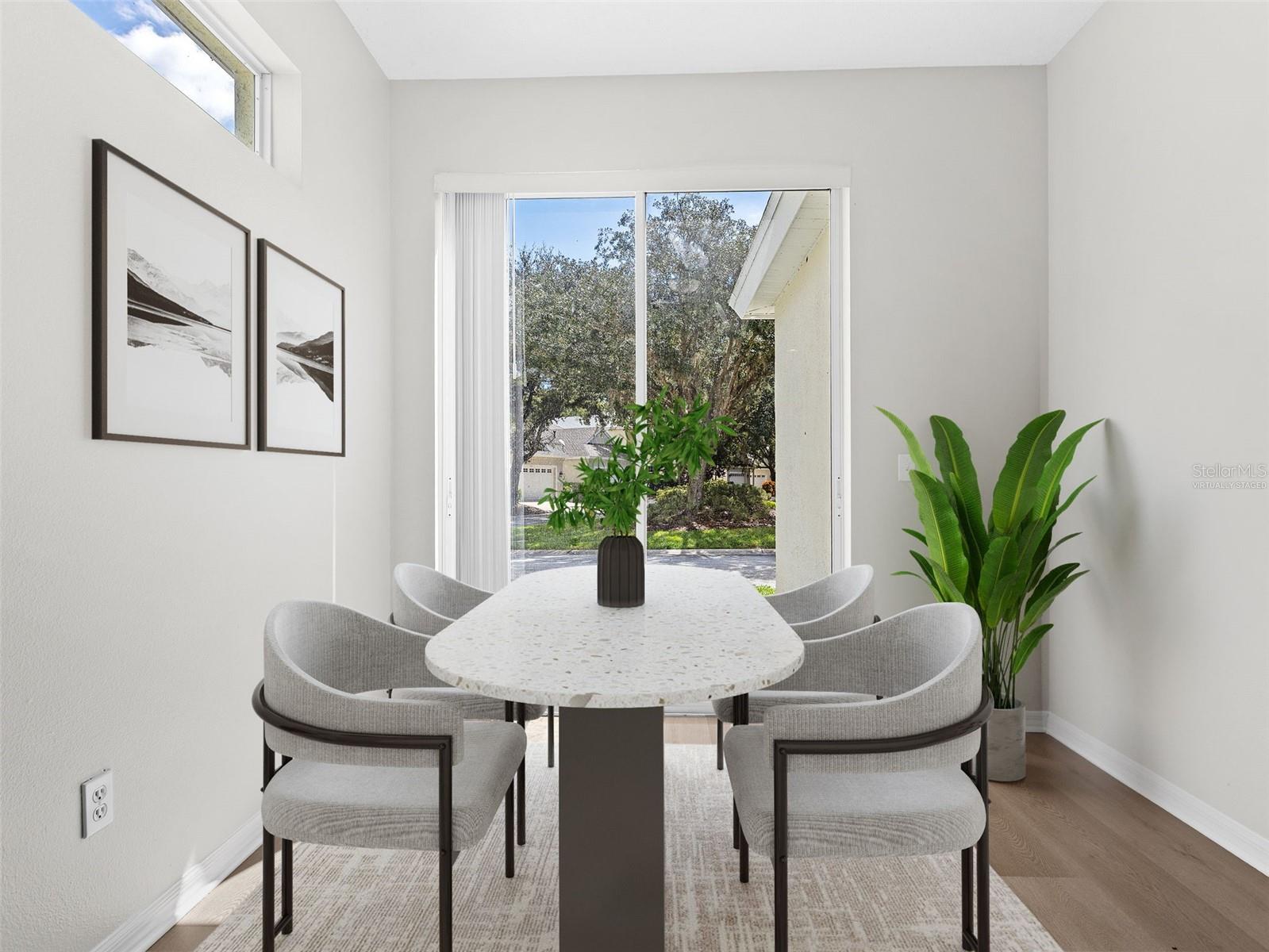 Virtually StagedDinette off kitchen