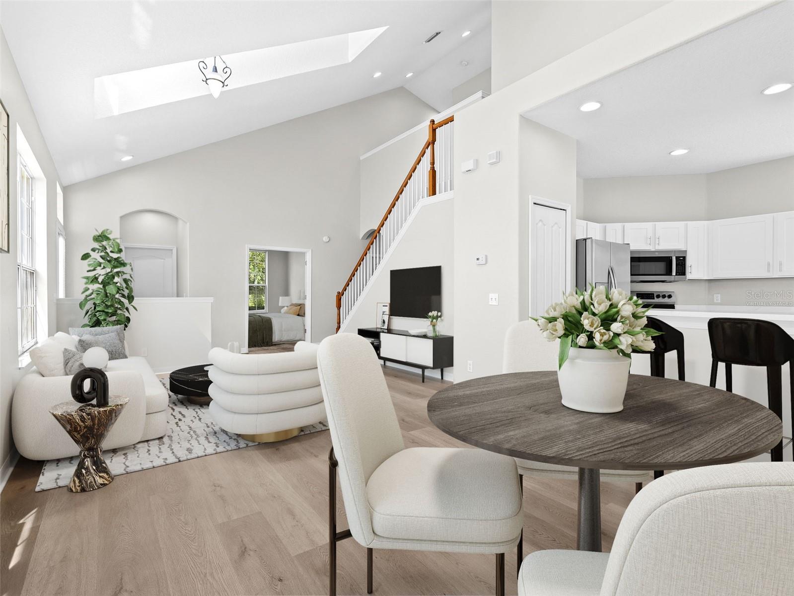 Virtually StagedLiving roomDining room Virtually StagedLiving roomDining room