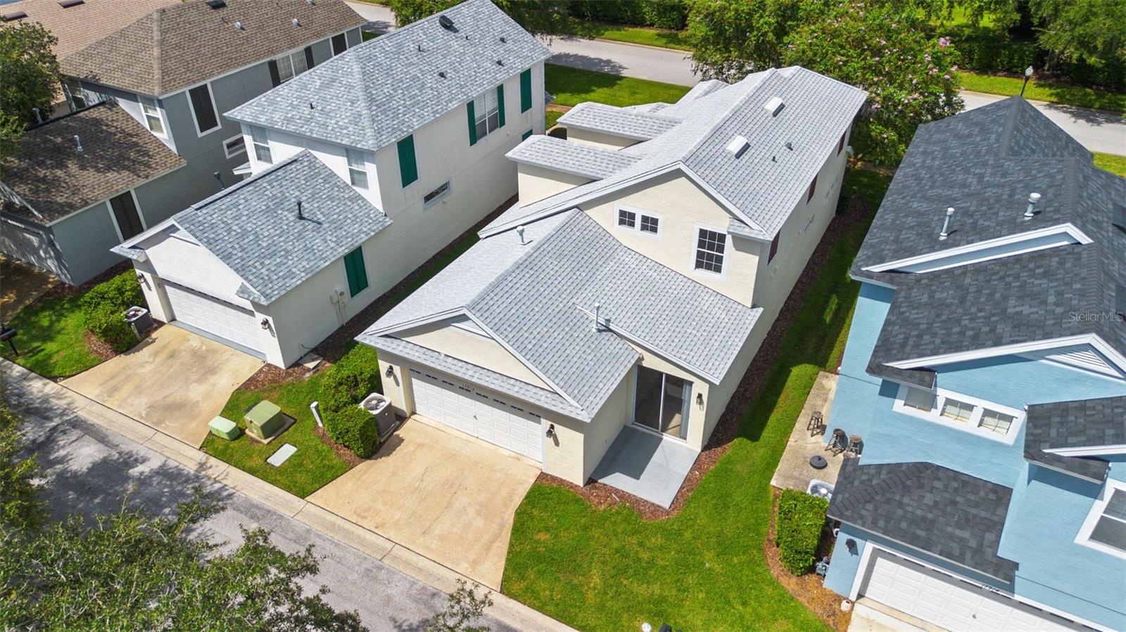 Exterior rare of home