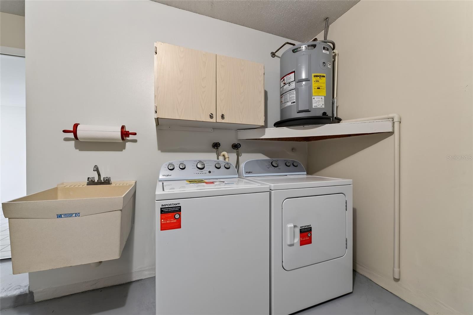 Laundry Area- 9545 Danville Court, #42, New Port Richey, FL 34655Wedgewood Village Condos in Heritage Lake