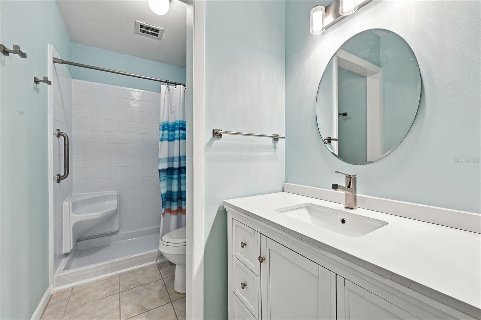 Updated Bath w/Walk-In Shower