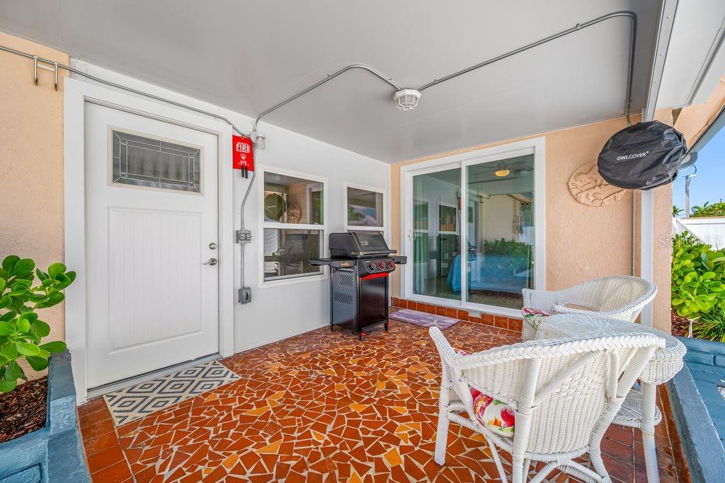 Enjoy your covered Lanai - Access from the Bonus Room or Primary Bedroom