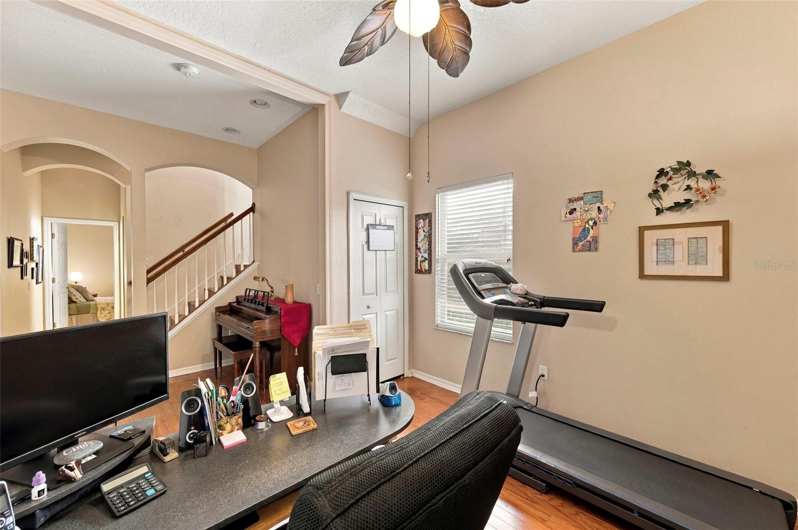 Office or Flex Room/ Gym or can be turned back into 4th bedroom - Has two closets