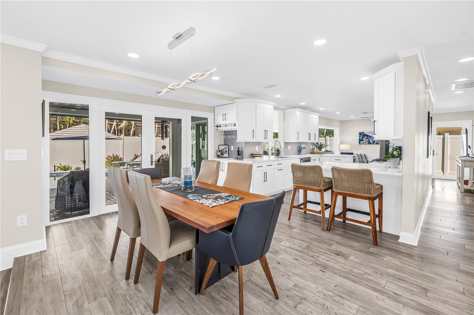 This home flows beautifully for entertaining.