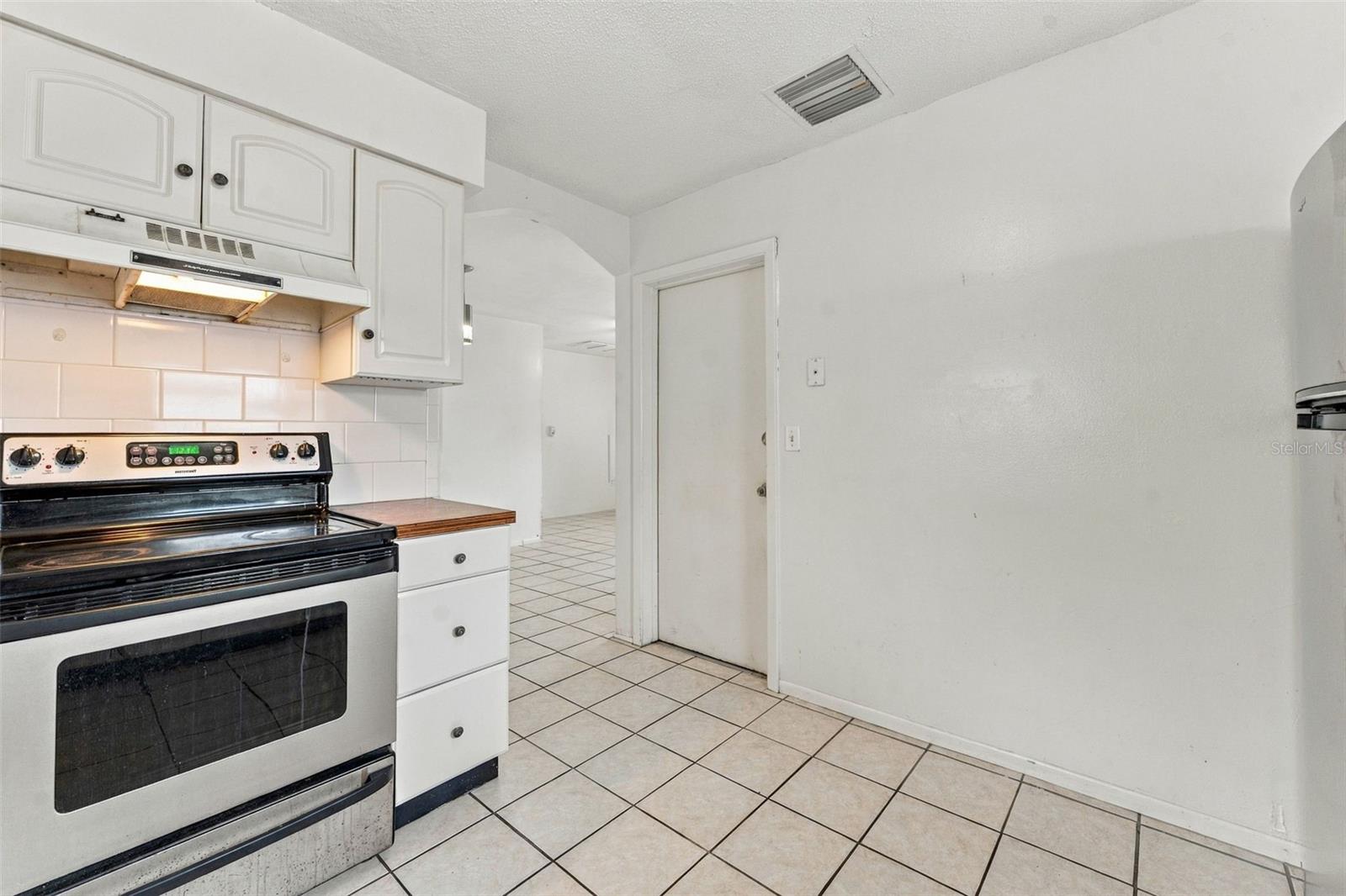 Kitchen with White Cabinetry