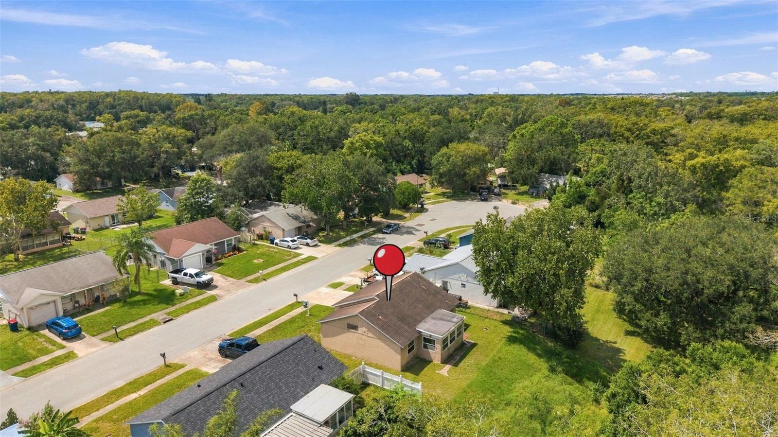 Aerial View of Home