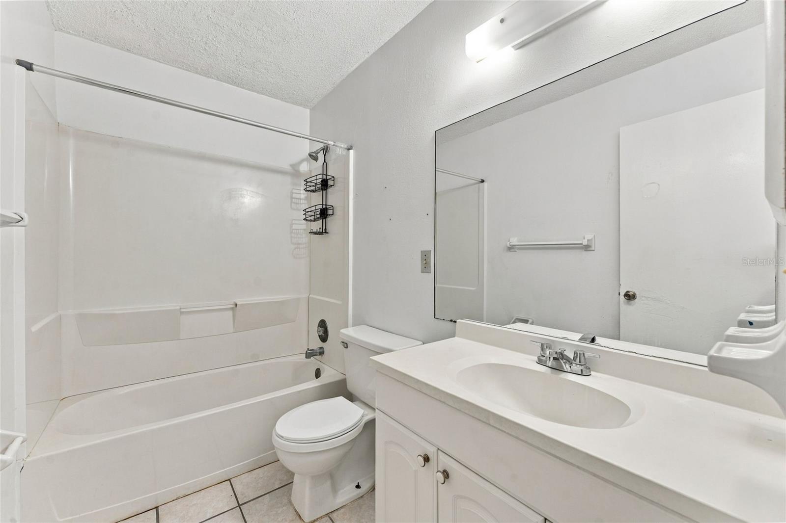 Hallway Bathroom with Modern Vanity