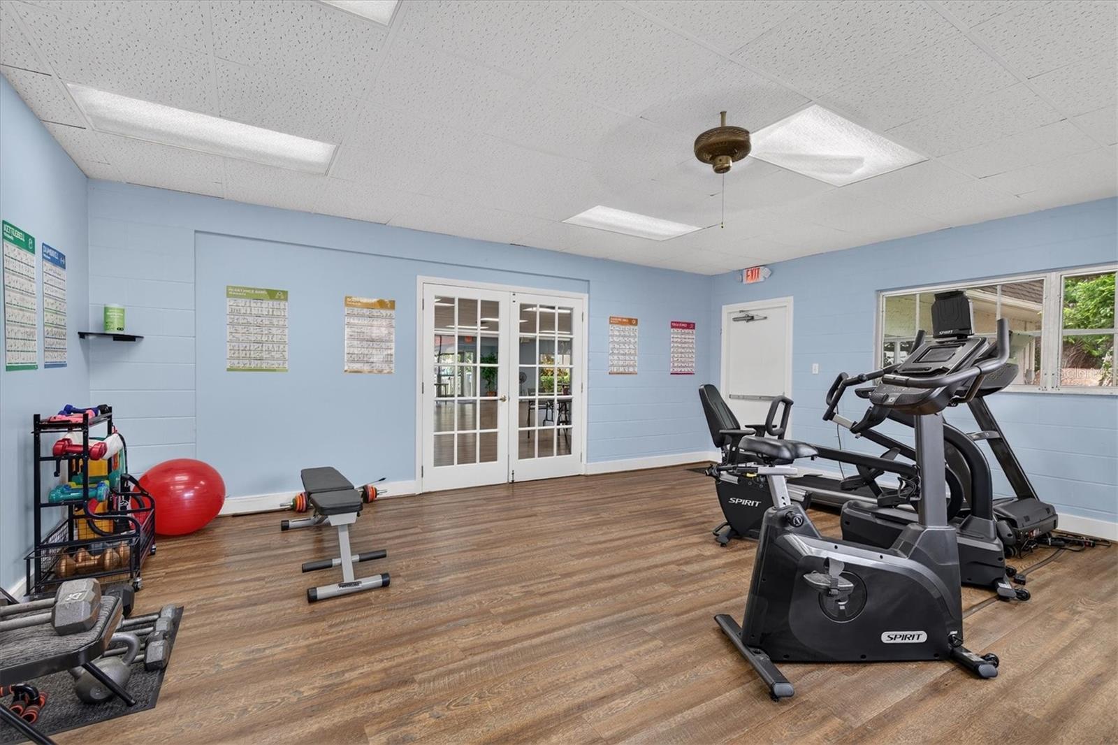 Workout in privacy.