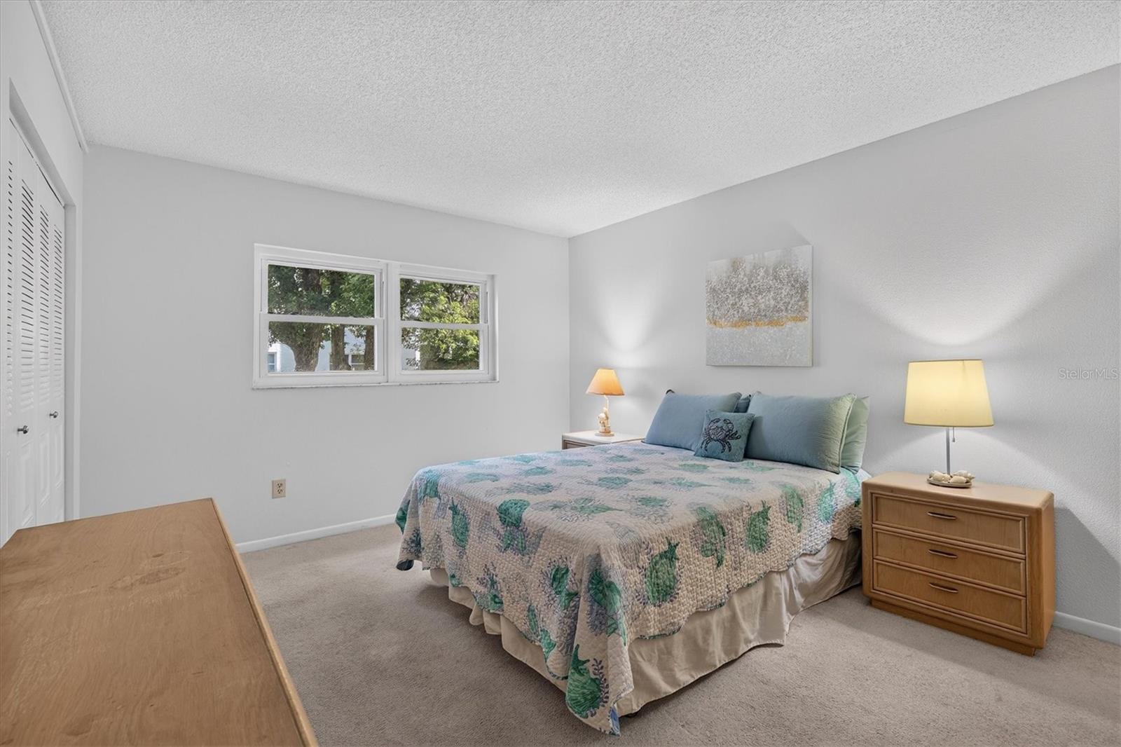 Spacious primary suite