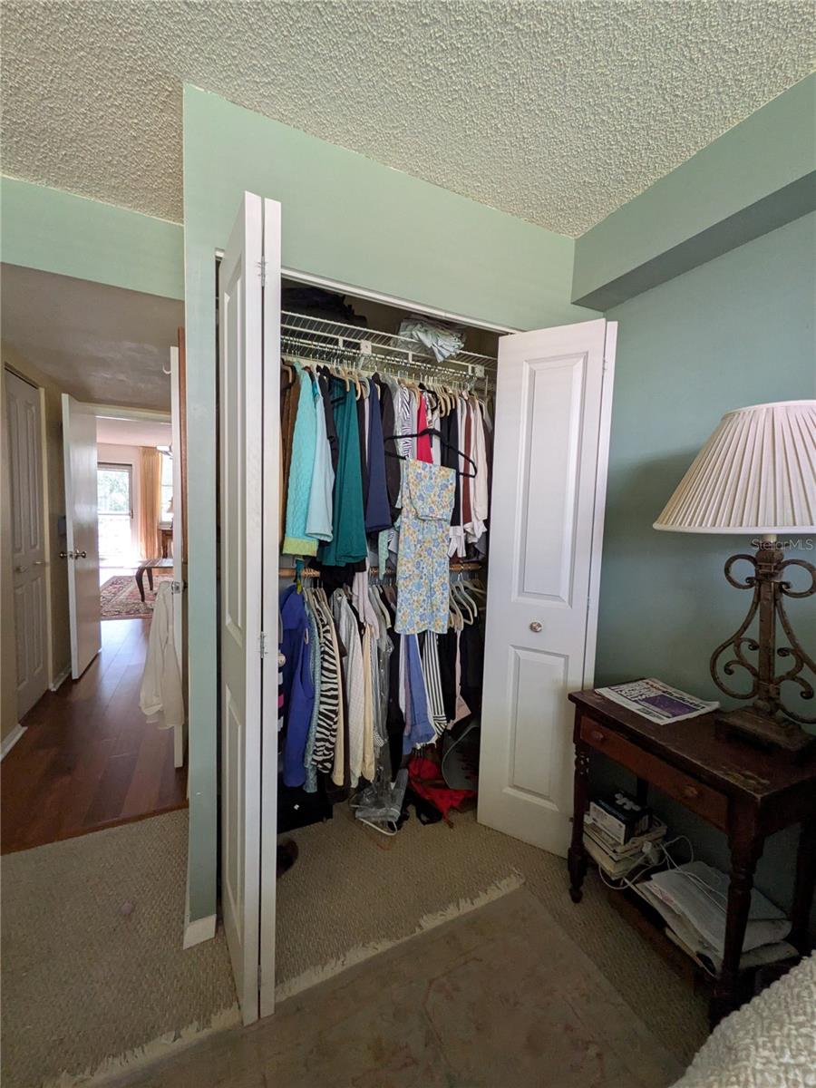 Additional closet in bedroom