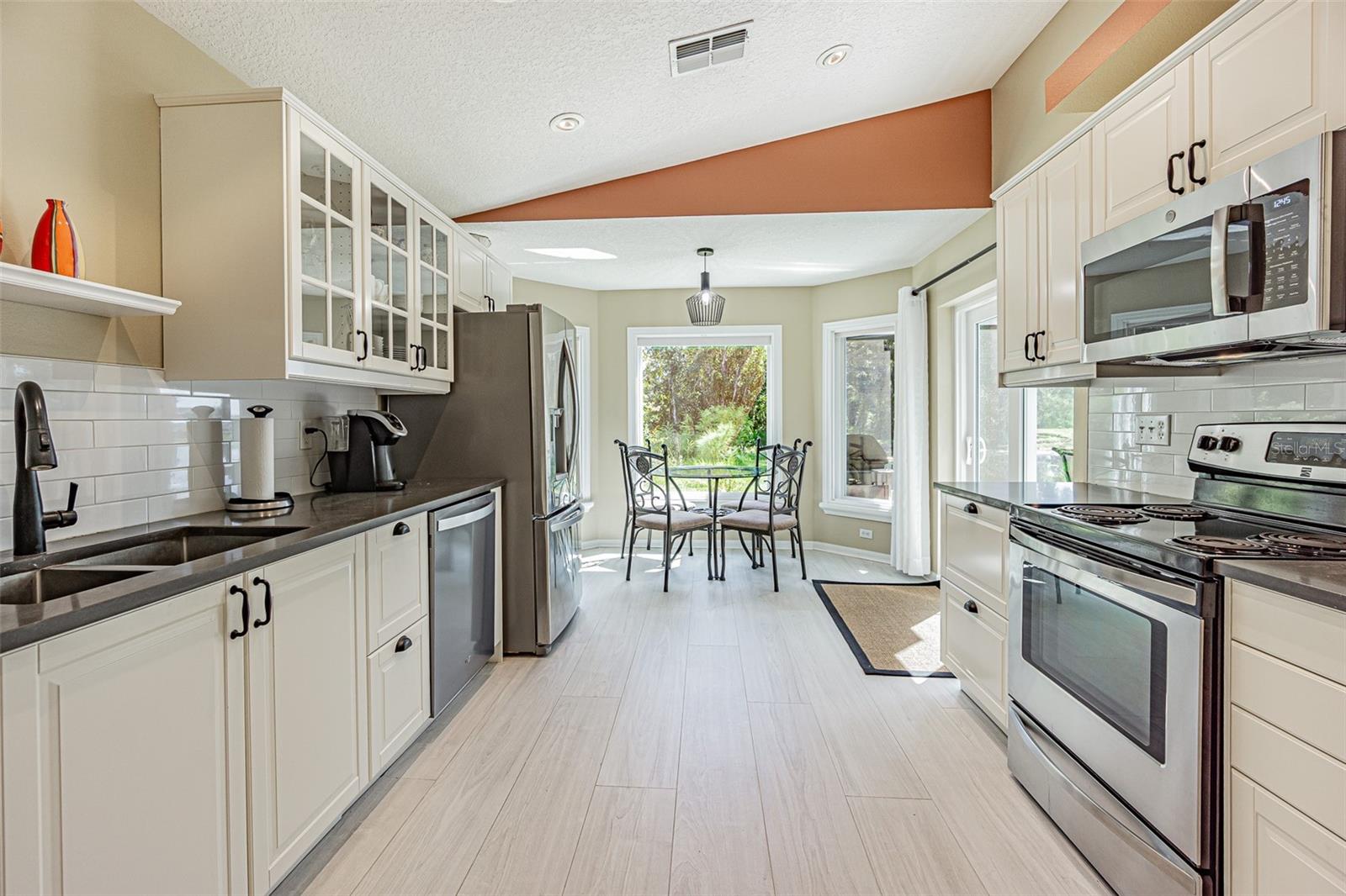 Light, bright CUSTOM GALLEY kitchen!
