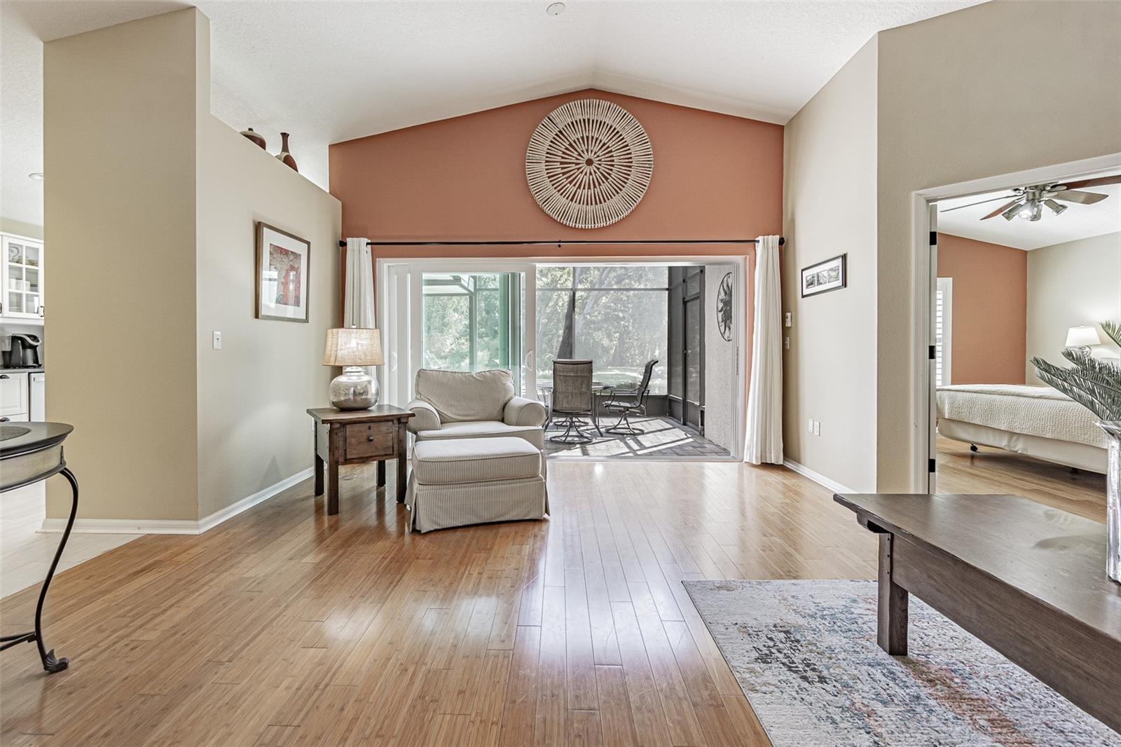 Cathedral ceilings for a dramatic great room
