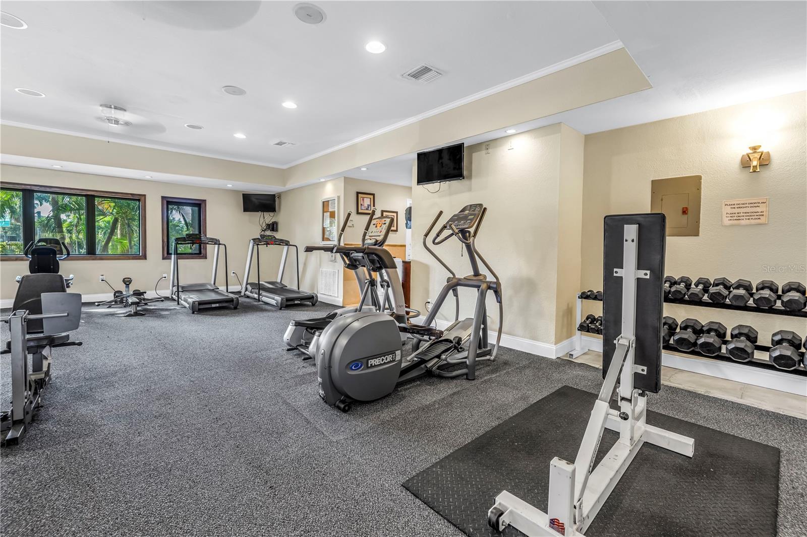 fitness center