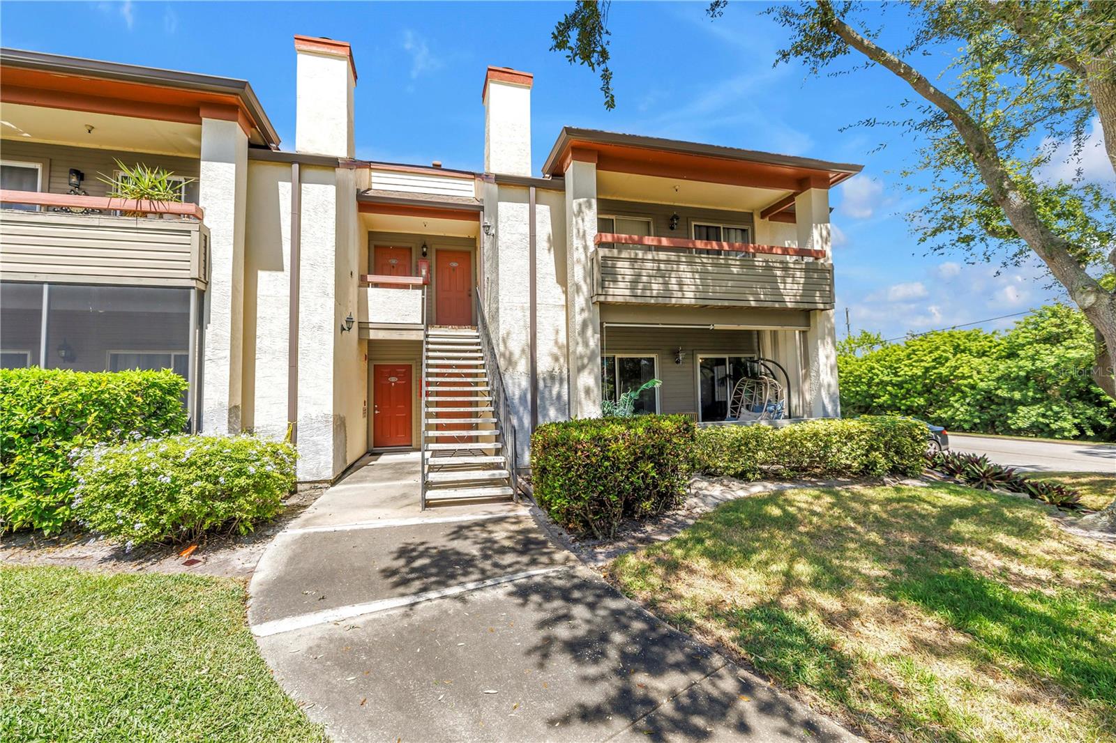 front of condo