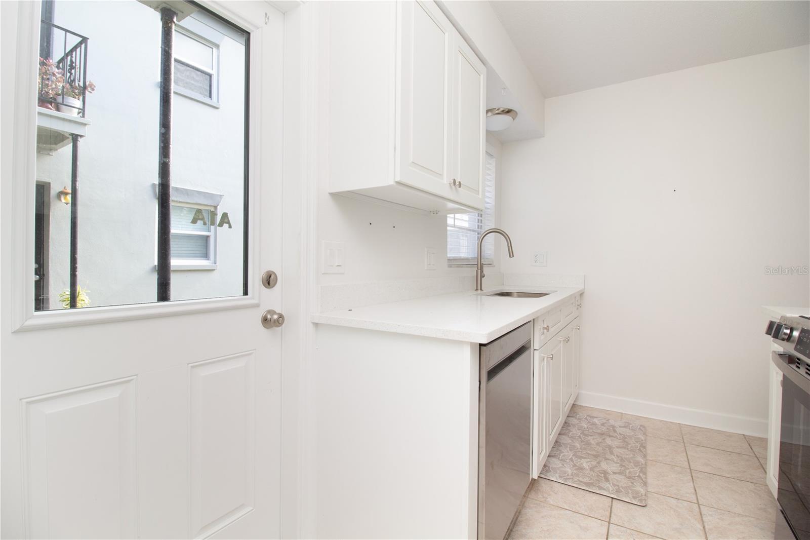 Kitchen with private entrance