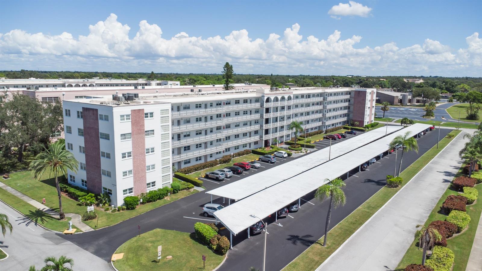 Aerial #2 of Bldg & Carports