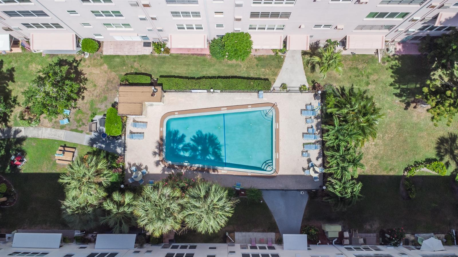 Aerial of Pool Aerial of Pool