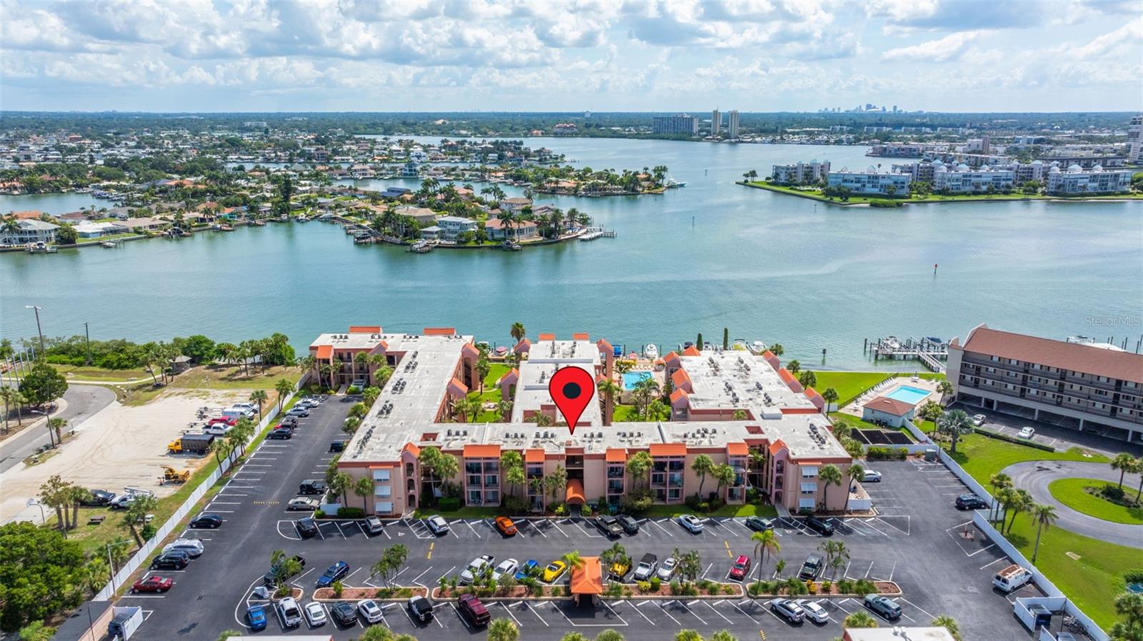 aerial view of community and intracoastal waterway aerial view of community and intracoastal waterway