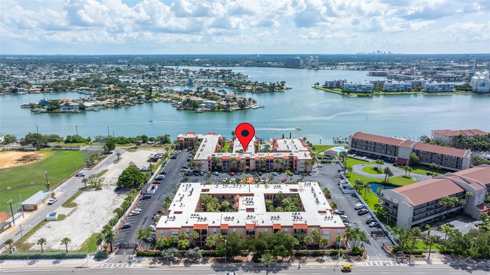 aerial view of community