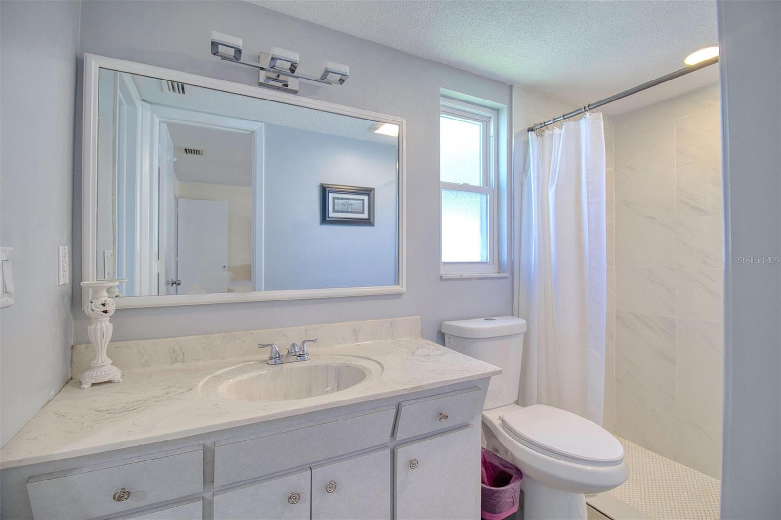 Primary bath with shower