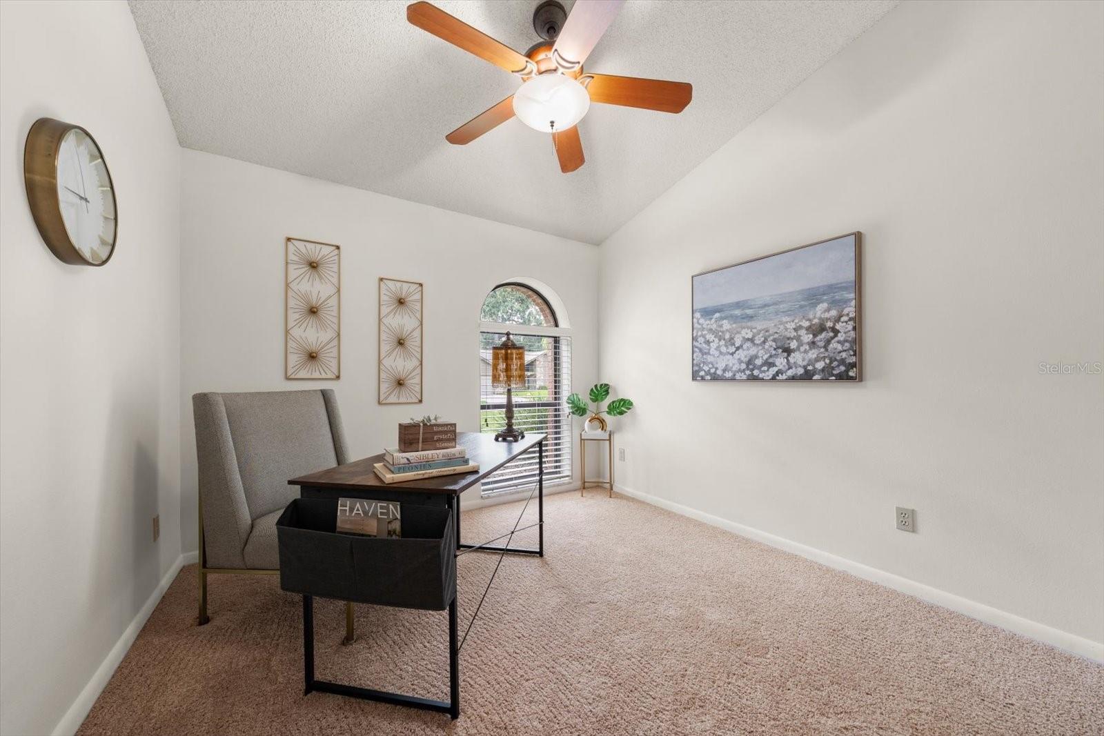 Dedicated office that could also be an additional bedroom or nursury situated next door to the Primary Suite. Not counted in 3 bedroom count in Main Home.