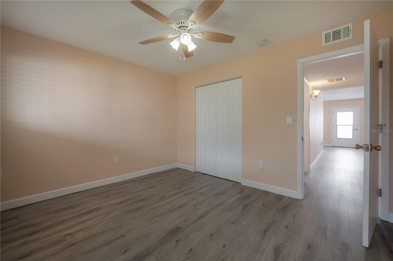 Second Bedroom facing the living space