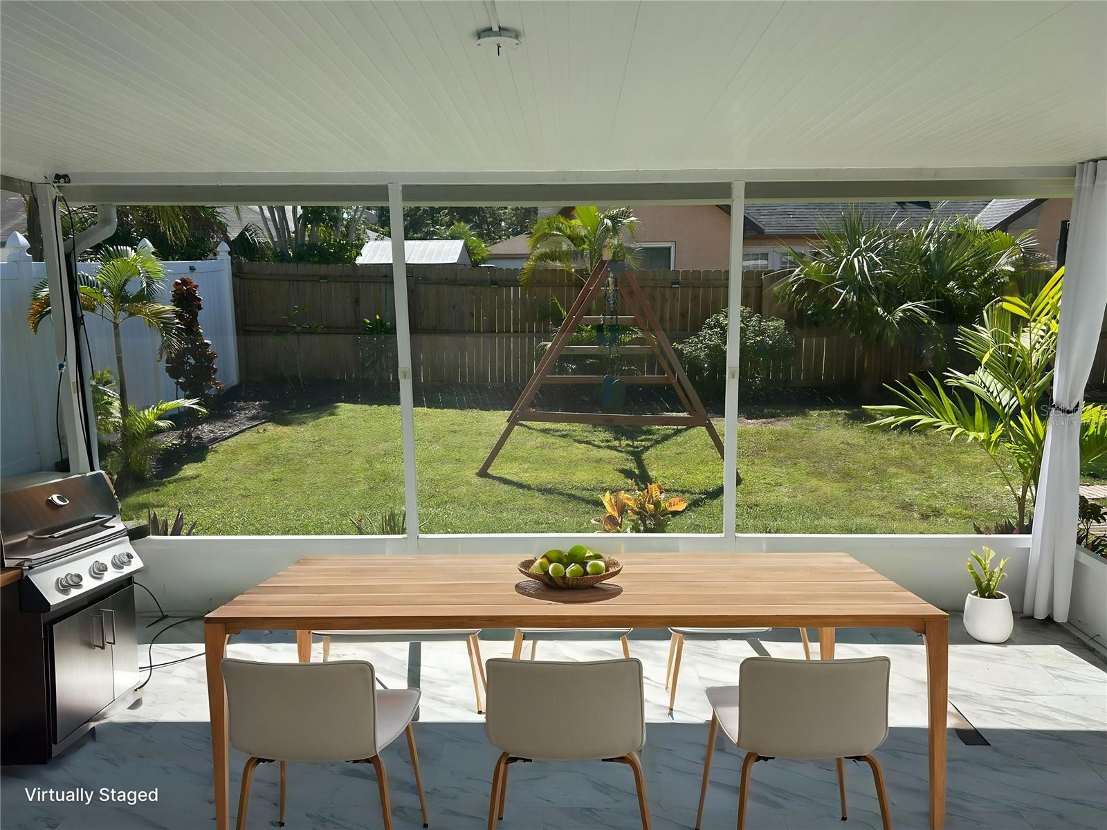 Virtually Staged - Outdoor Entertainment Area