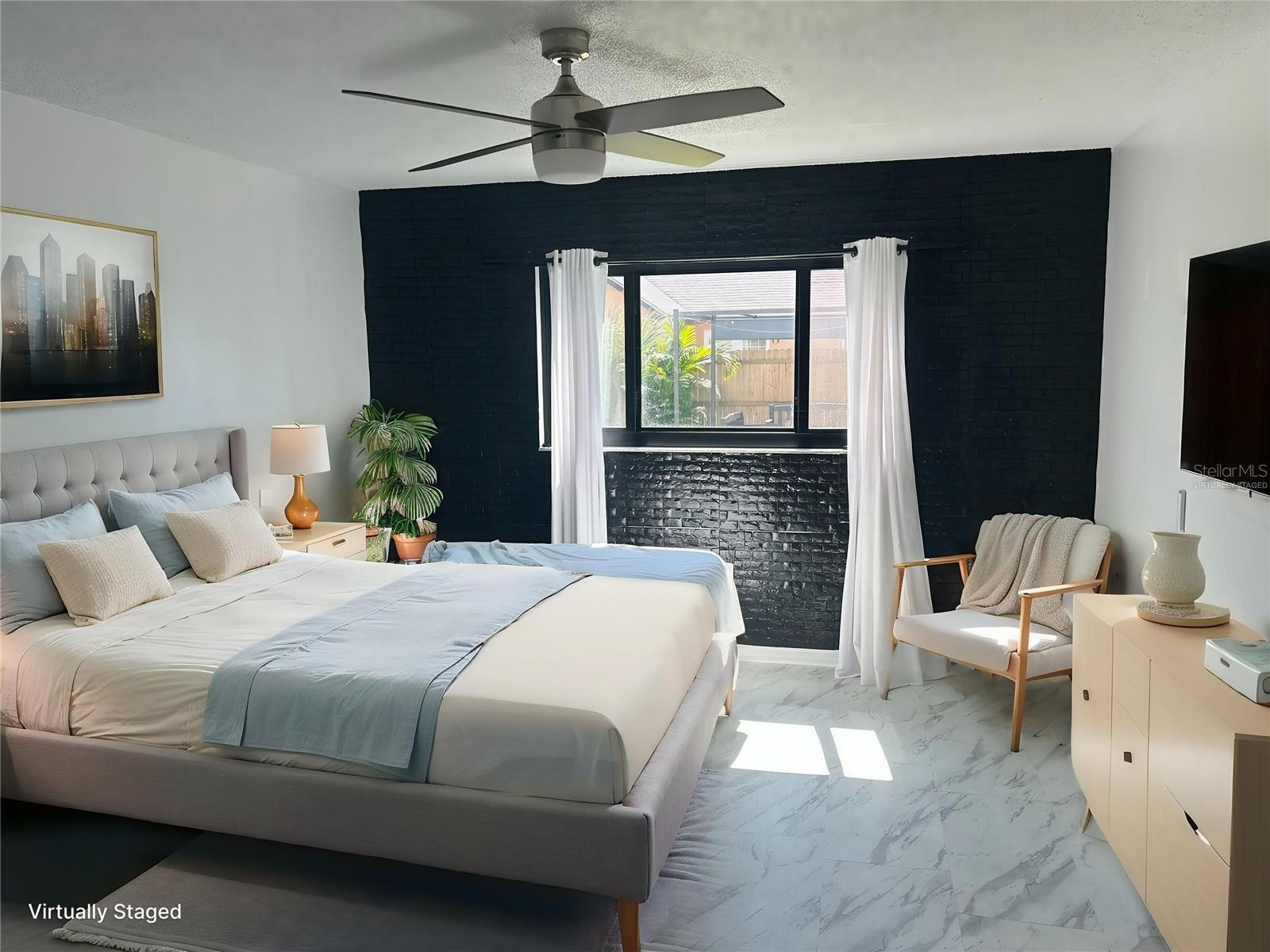 Virtually Staged - Primary Bedroom