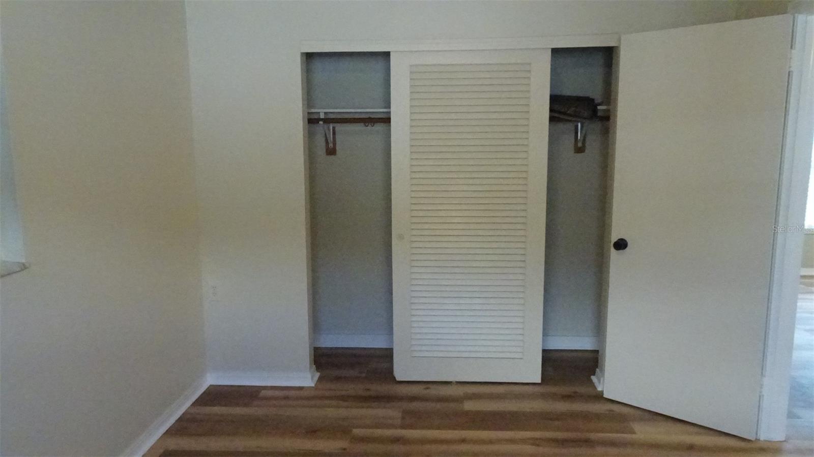 Primary closet