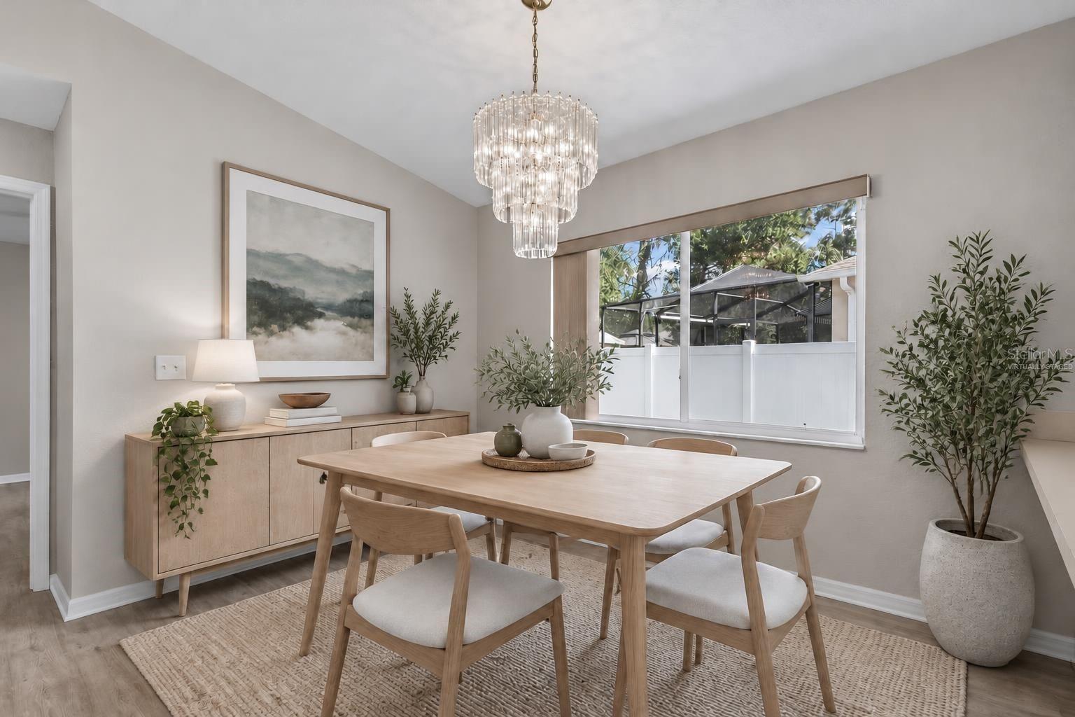 virtually staged dining room virtually staged dining room