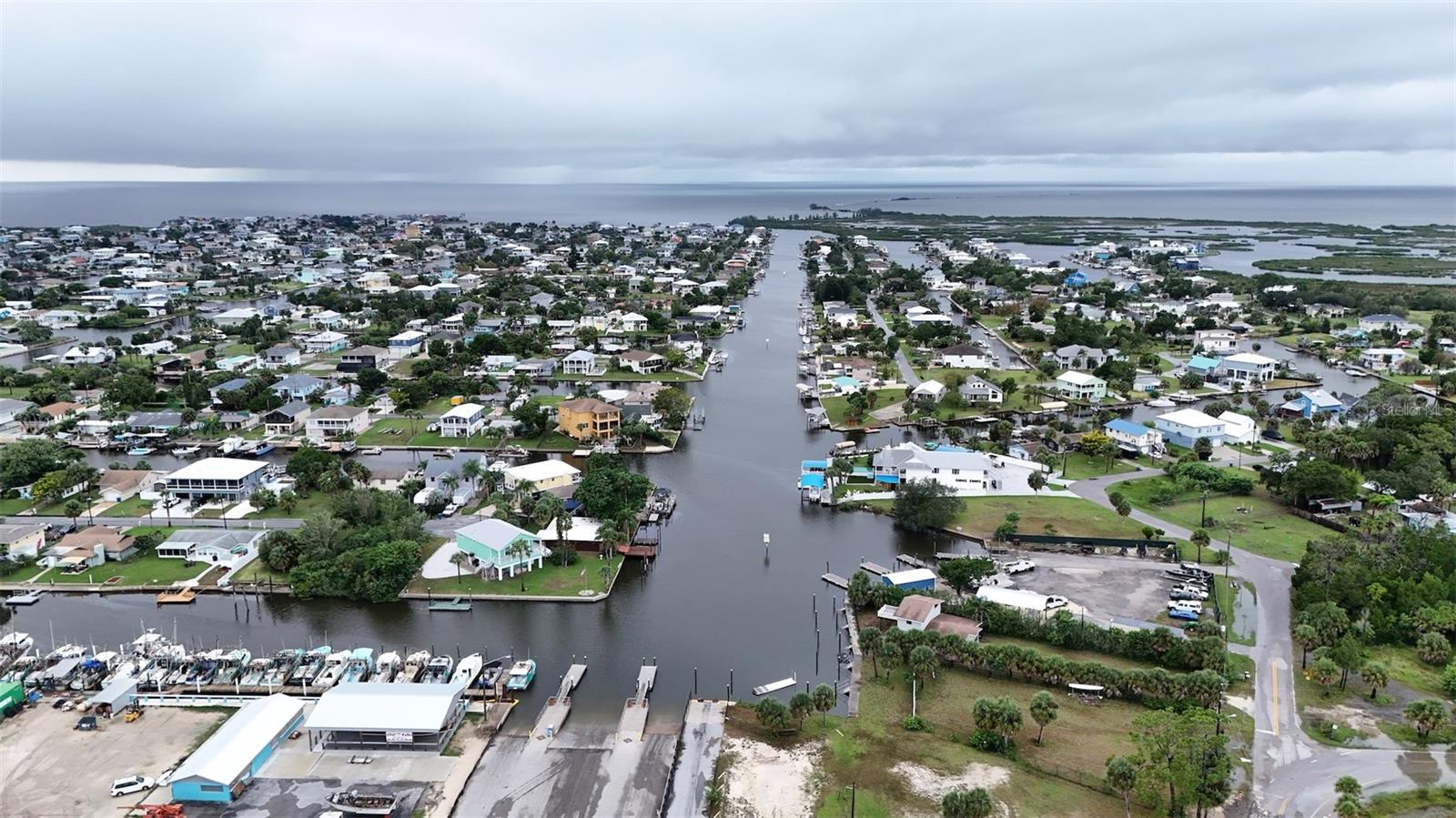 Hernando Beach Boat Ramp - Aerial