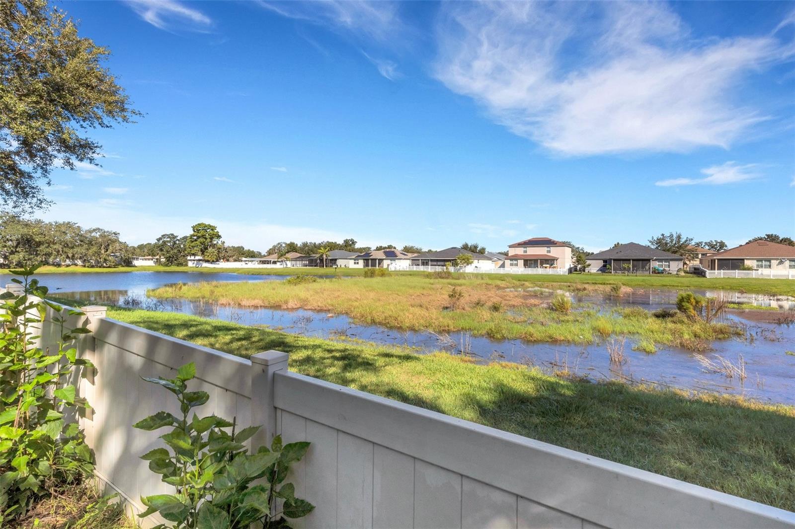 Tasteful Fenced Yard Overlooking Peaceful Wetlands - No Rear Neighbors!