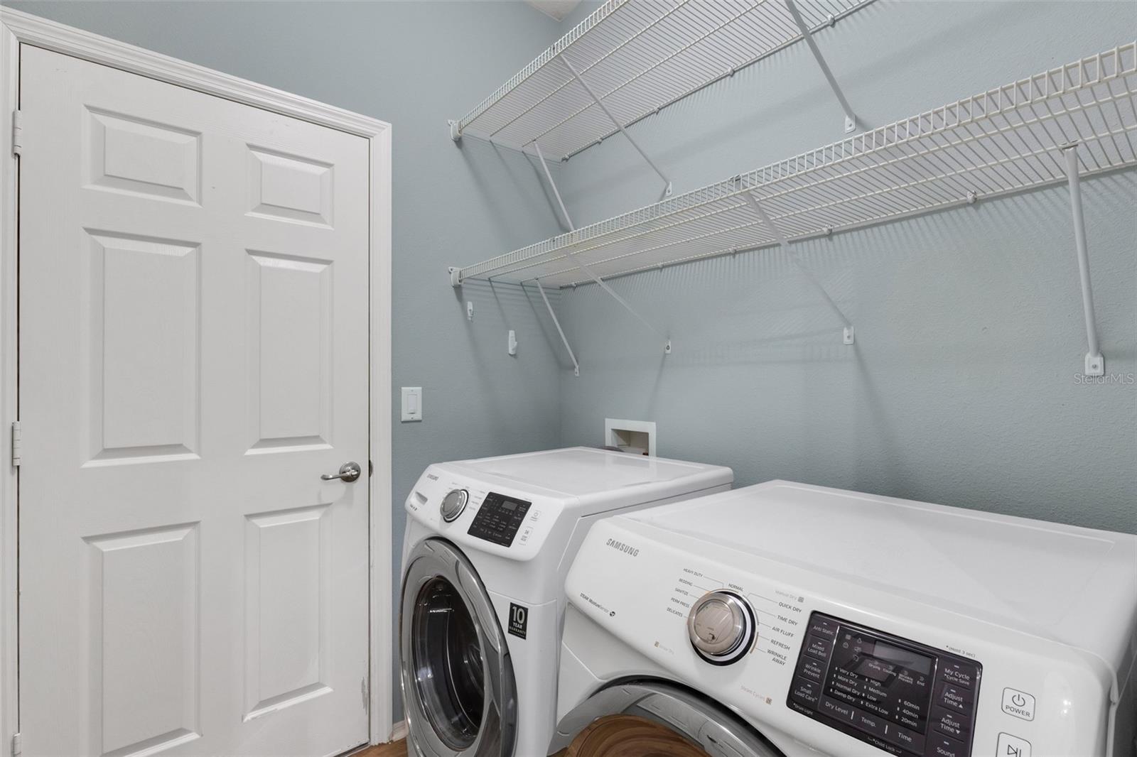 Laundry Room | Exit to Garage