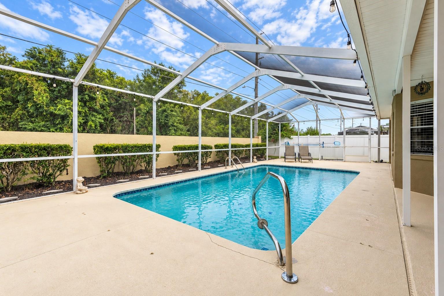 6-foot-deep pool with two porches and a full pool bath. 6-foot-deep pool with two porches and a full pool bath.