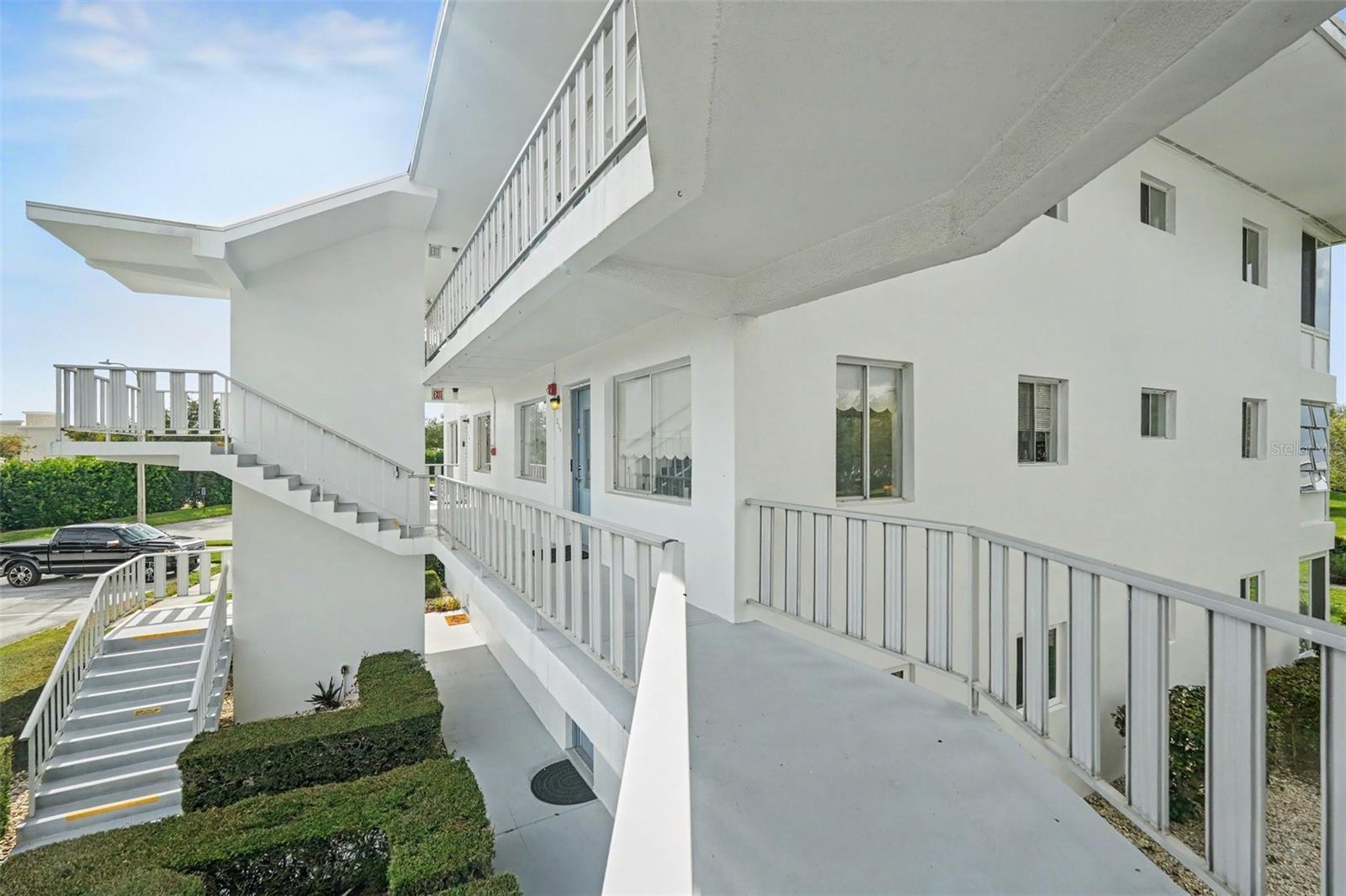 Great view showing the expanse of this corner unit!