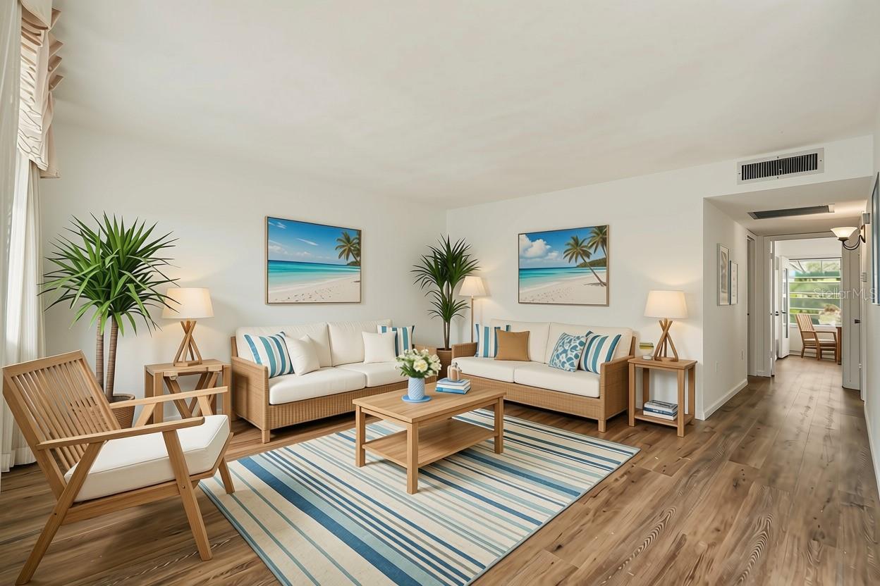 Virtual staging gives a creative idea of what can be done!
