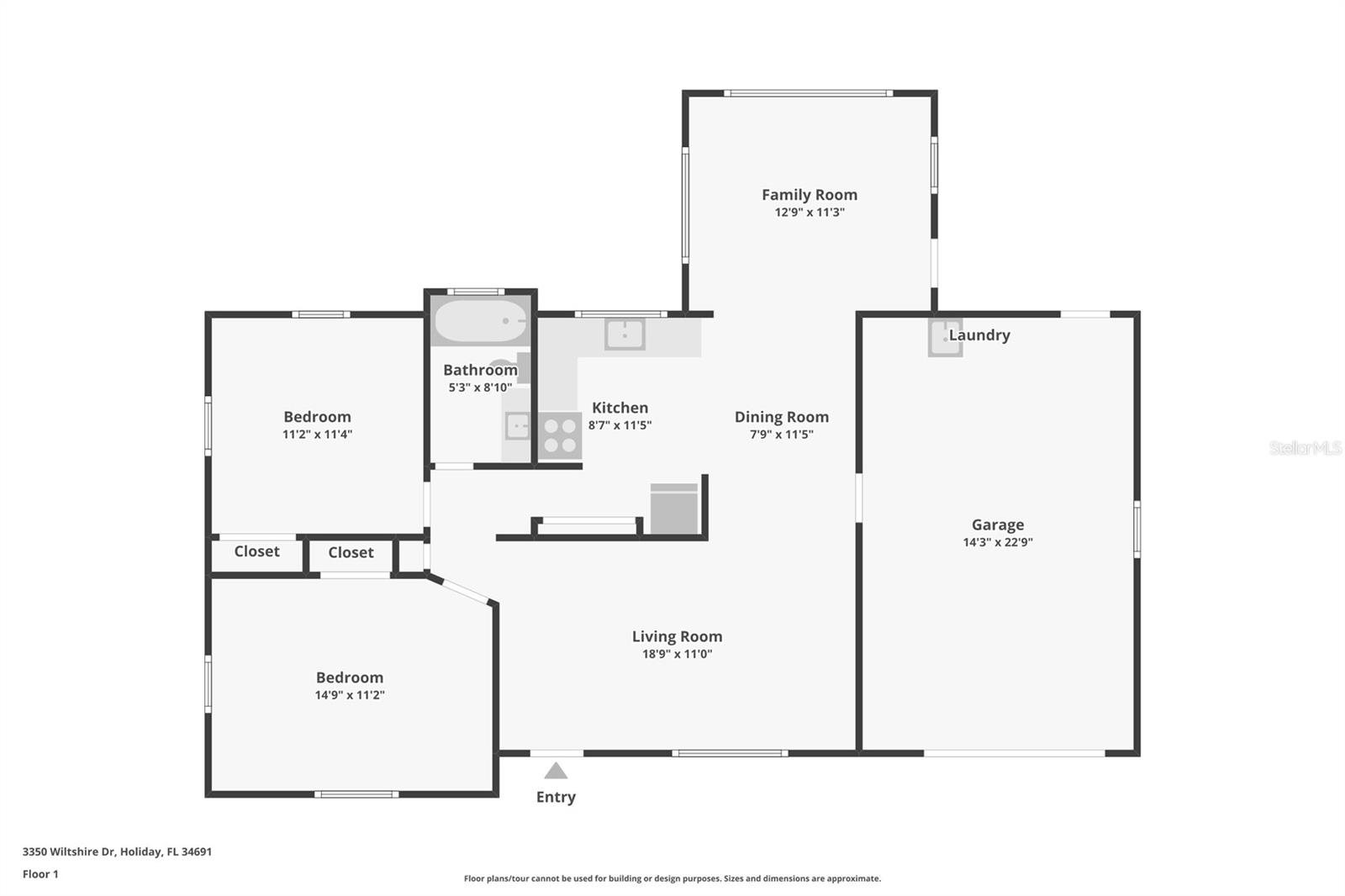 3350 WILTSHIRE DRIVE, Holiday, FL 34691