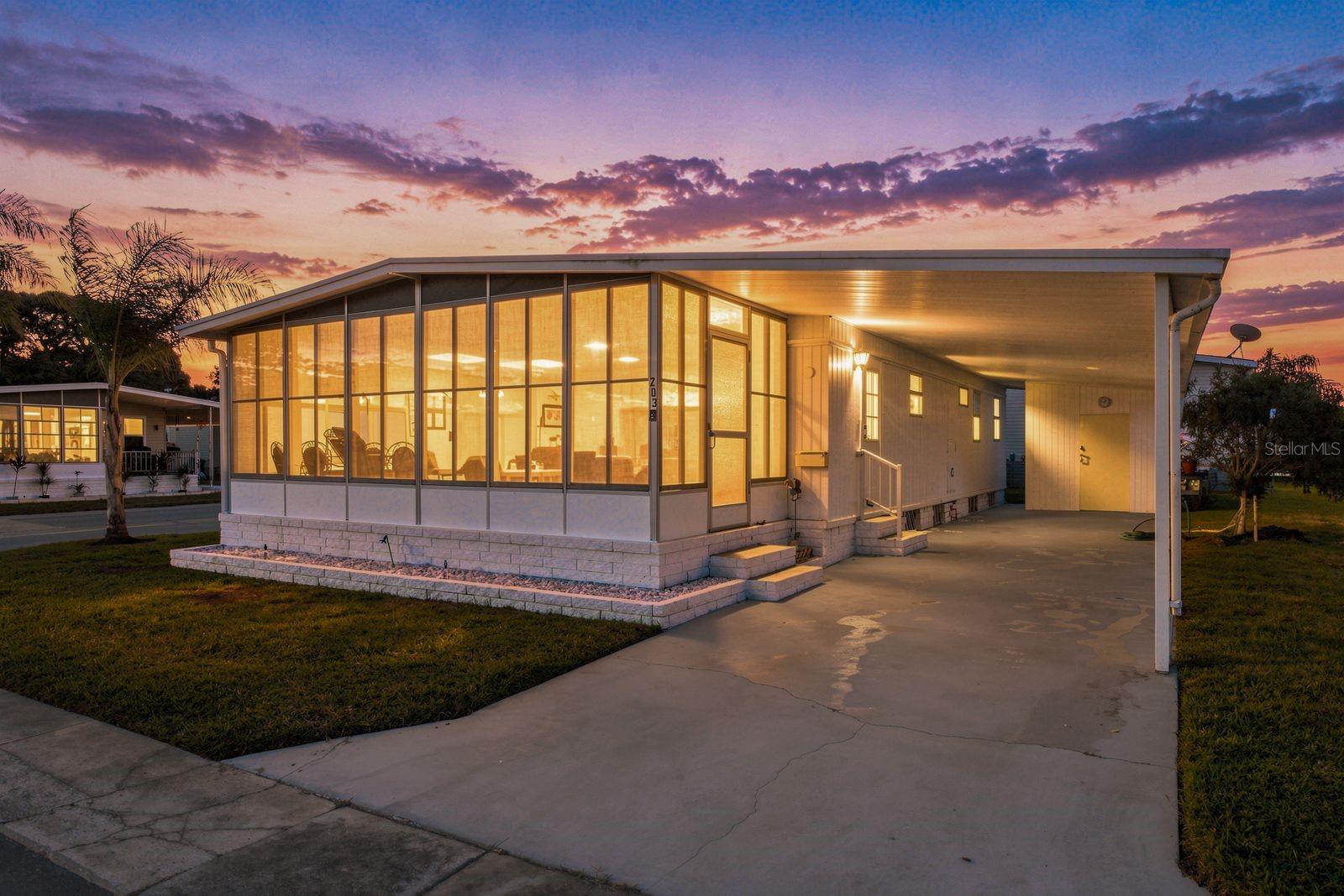Front Exterior Evening