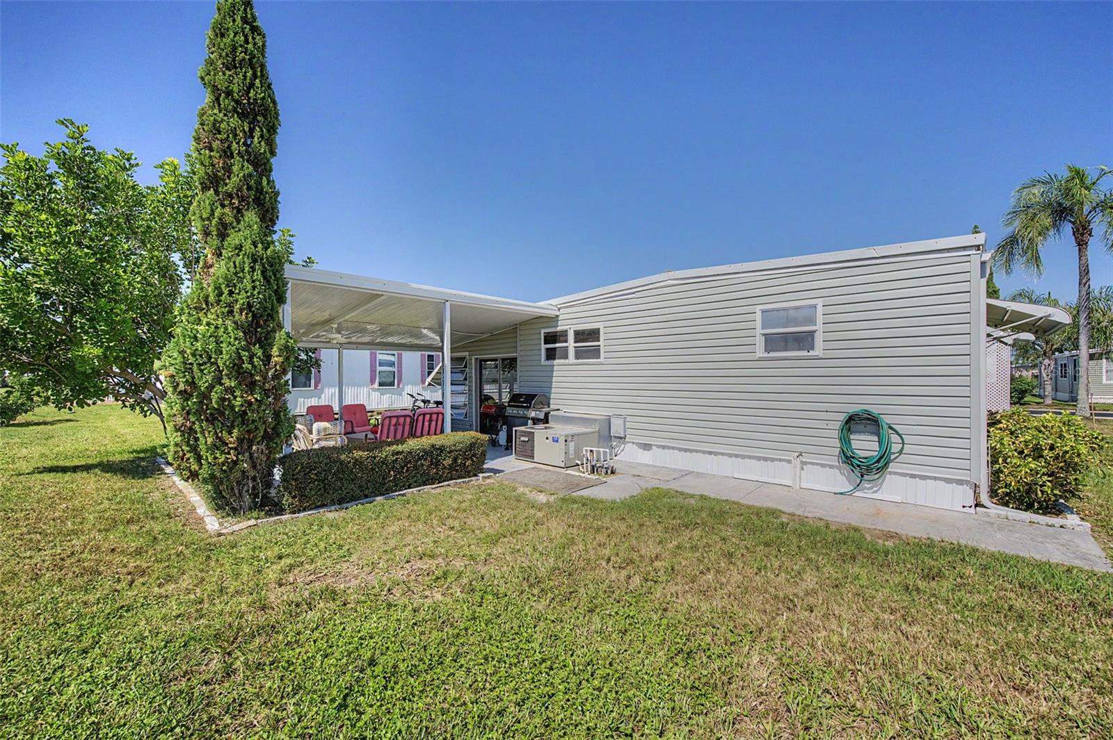 with a fabulous back yard