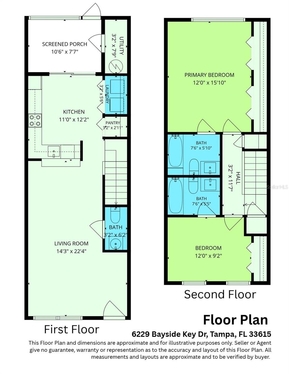 Floor Plan  -6229 Bayside Key Dr, Tampa, FL 33615