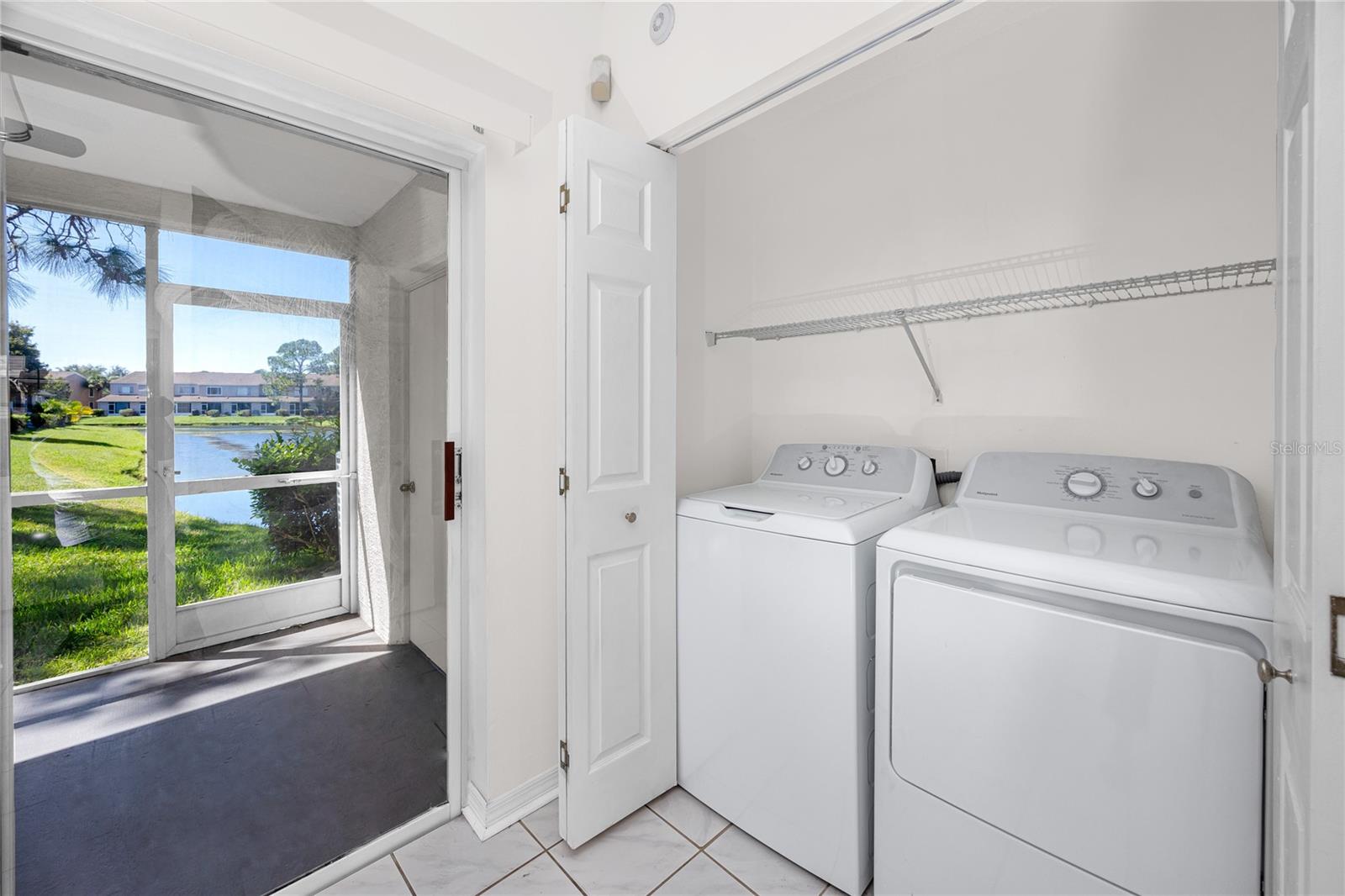 Laundry Closet with Full size washer and dryer -6229 Bayside Key Dr, Tampa, FL 33615