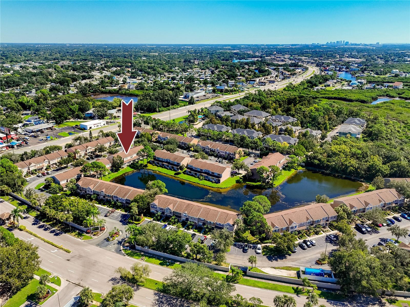 Aerial View -6229 Bayside Key Dr, Tampa, FL 33615