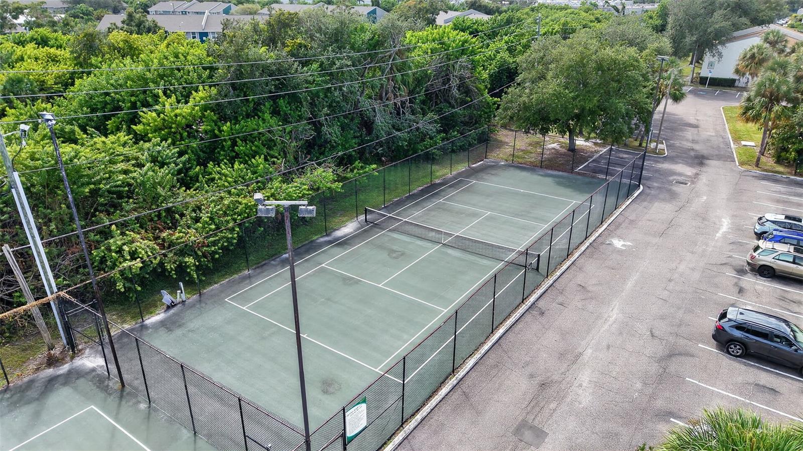 Community tennis courts
