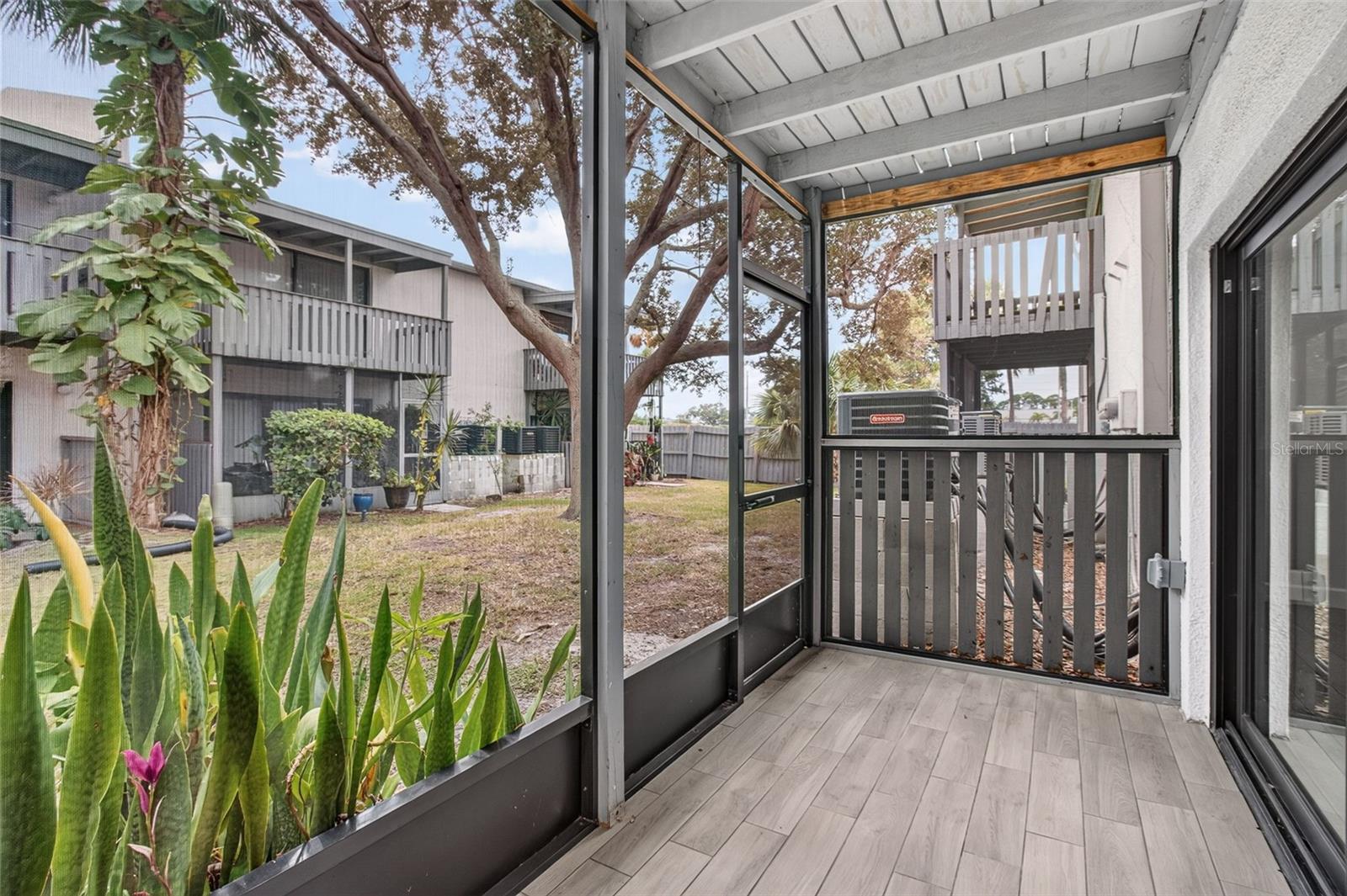 Screened patio