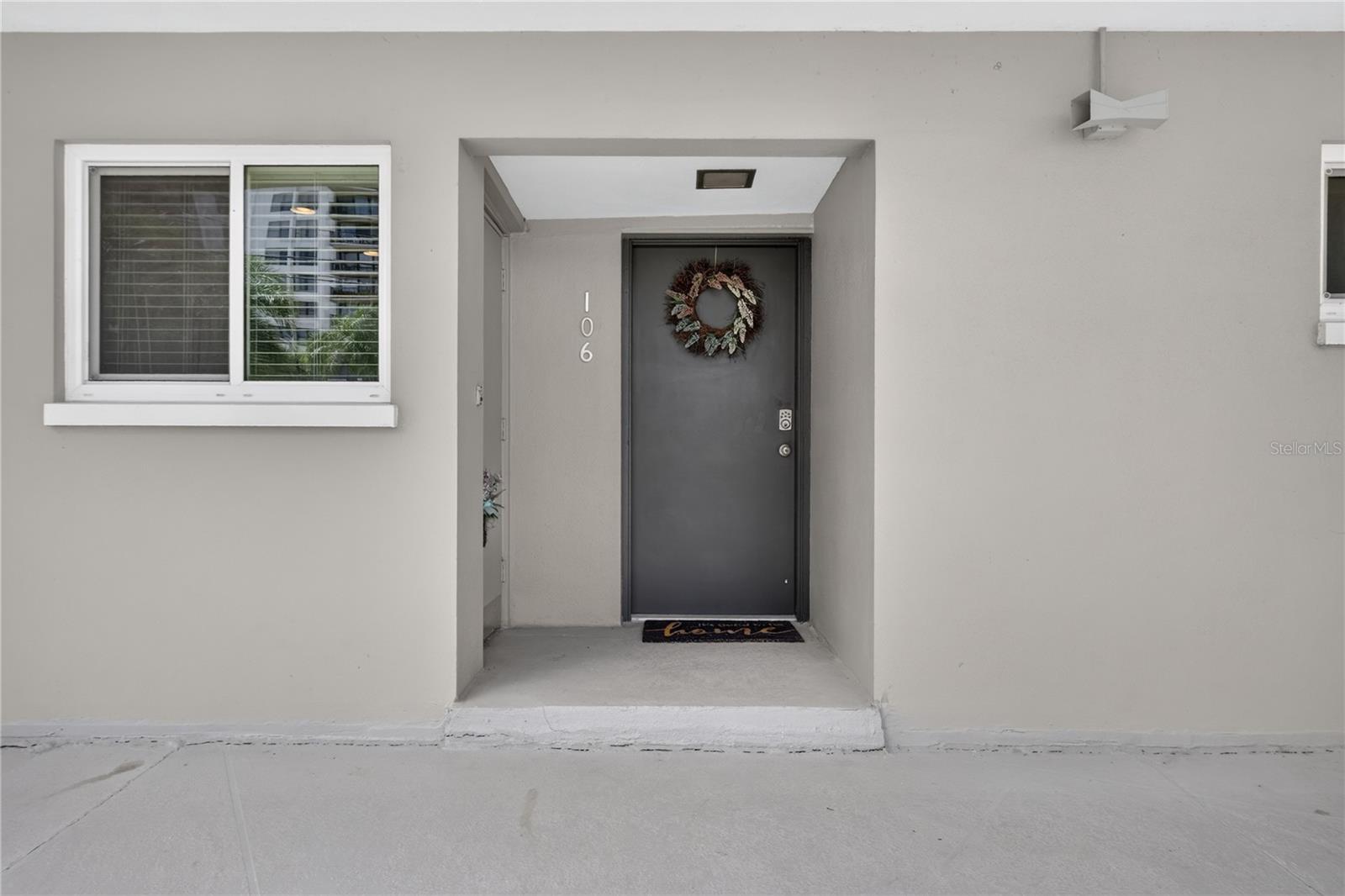 Private entry into your new home